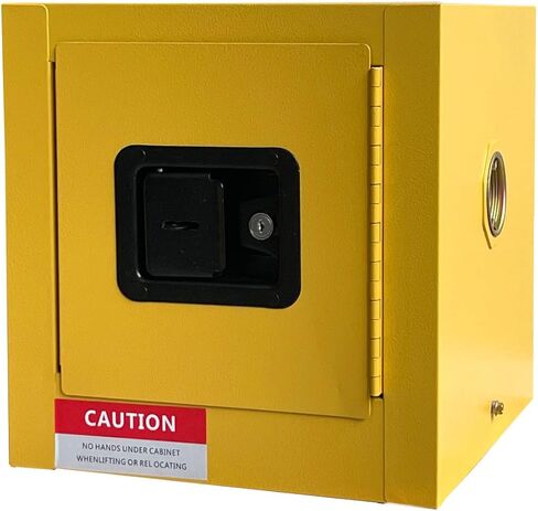 koxuyim Hazardous Storage Cabinets, Industry Safety Cabinet, Dangerous Goods Storage Cabinet,Explosion Proof Cabinet, 2~4.3 Gallon, 13" x 13"x 13"Ultimate Safety and Protection in Kuwait