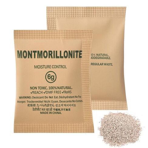 50 قطعة 6 جرام كرافت كلاي المجففة حزم هلام السيليكا الحزم البديلة لامتصاص الرطوبة للتخزين in Kuwait