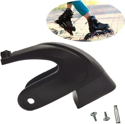 Roller Skate Stoppers - 2 Pack Durable Inline Skate Brake Pads for Kids and Adults - Easy to Install Replacement Brakes for Rollerblades (Fits 6mm Axle & 0.98" Stopper Base) in Saudi Arabia