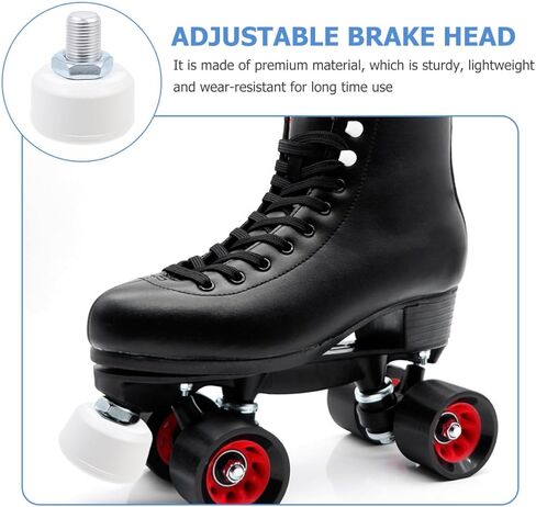 سدادة أصابع القدم قابلة للتعديل من Kisangel للتزلج على الجليد، كتلة كبح قوية وغير قابلة للانزلاق للتوقف السريع in Kuwait