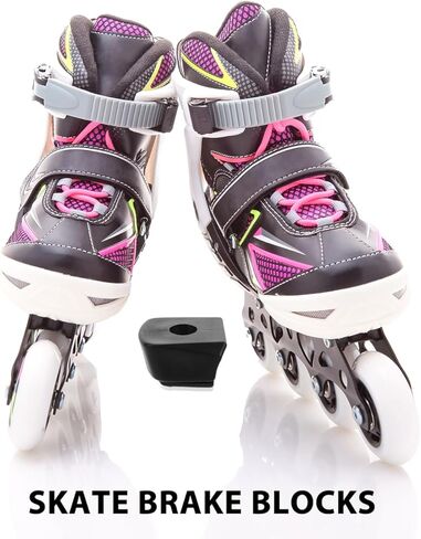 VANZACK Roller Skates Brakes Front Replacement Pu Brake Blocks Toe Stops Durable Skating Accessories for Inline and Roller Skates Easy Installation Compact Design in Saudi Arabia