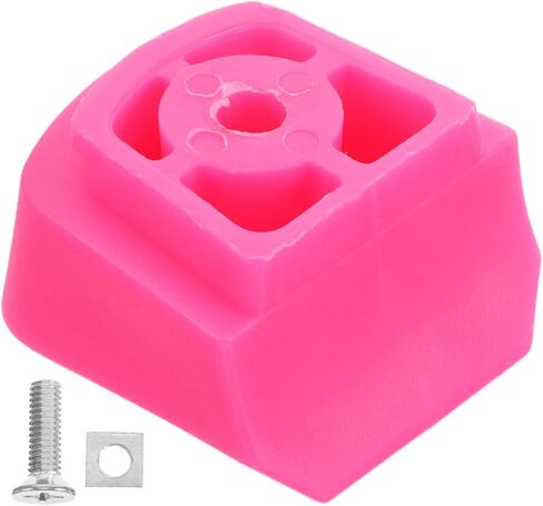 Garneck Universal Roller Skate Brake Stopper Replacement for Kids: Pink Non-Slip Rubber Brakes Block Pad Inline Skates Toe Stops Accessories, Easy to Install in Saudi Arabia