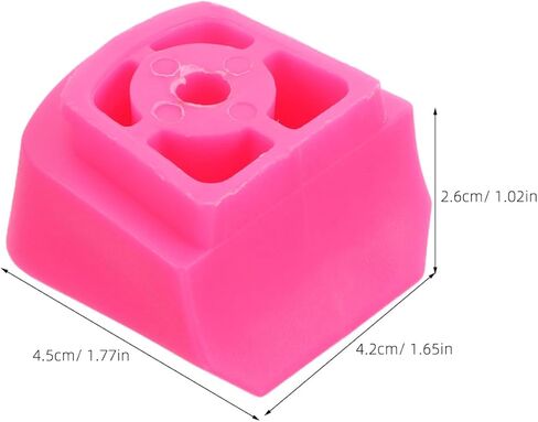 Garneck Universal Roller Skate Brake Stopper Replacement for Kids: Pink Non-Slip Rubber Brakes Block Pad Inline Skates Toe Stops Accessories, Easy to Install in Saudi Arabia