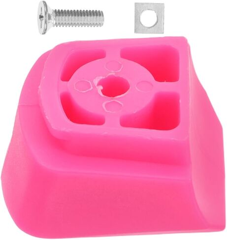 Garneck Universal Roller Skate Brake Stopper Replacement for Kids: Pink Non-Slip Rubber Brakes Block Pad Inline Skates Toe Stops Accessories, Easy to Install in Saudi Arabia