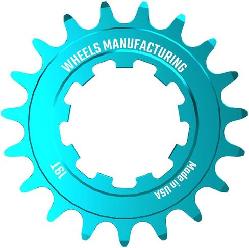 Wheels Manufacturing Solo-Speed Cog - 19t, Fits Solo-Spline and Solo-XD Kits, Teal in Saudi Arabia