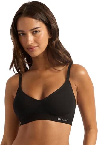 Boody Women’s Wireless T‑Shirt Bra | Bamboo Viscose, Seamfree Comfort, Invisible Fit, 2‑in‑1 Adjustable Straps in Kuwait