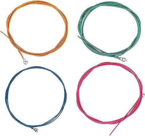 Electric Bass Strings, Bass Strings Colorful And Steel And Alloy Electric Bass Strings 4-Ring Bass Guitar Strings 1.16 Mm, cordes basses 4 cordes in Saudi Arabia