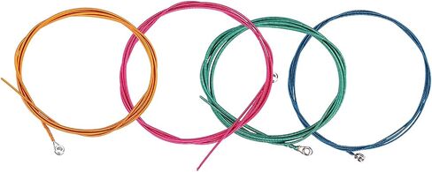 Electric Bass Strings, Bass Strings Colorful And Steel And Alloy Electric Bass Strings 4-Ring Bass Guitar Strings 1.16 Mm, cordes basses 4 cordes in Saudi Arabia