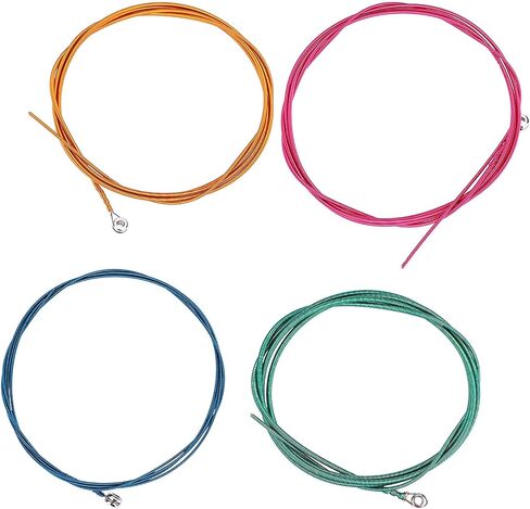 Electric Bass Strings, Bass Strings Colorful And Steel And Alloy Electric Bass Strings 4-Ring Bass Guitar Strings 1.16 Mm, cordes basses 4 cordes in Saudi Arabia