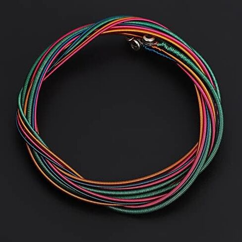 Short Scale Bass Strings 1.16mm, 44mm, 2.0mm, 2.54mm (.046-.100) 4 String Colorful Electric Bass Guitar Strings Instrument in Saudi Arabia