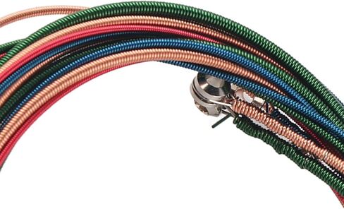 Short Scale Bass Strings 1.16mm, 44mm, 2.0mm, 2.54mm (.046-.100) 4 String Colorful Electric Bass Guitar Strings Instrument in Saudi Arabia