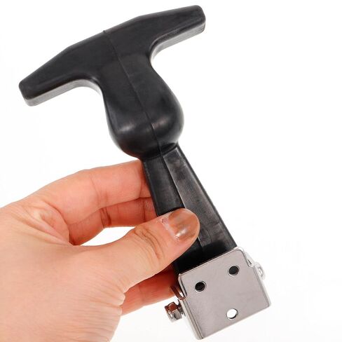 قفل مزلاج مطاطي بمقبض على شكل حرف T من GARVALON مع قاعدة من الفولاذ المقاوم للصدأ 304، وصندوق أدوات مقاوم للصدمات ومزلاج فريزر لغطاء محرك السيارة والخزائن الصناعية in Kuwait