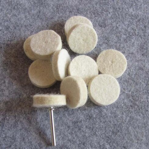 76pcs Wool Polishing Wheel Set Polisher Buffing Pads Felt Buffing Mop Kit for Car Detailing and Power Drill Accessories in Saudi Arabia