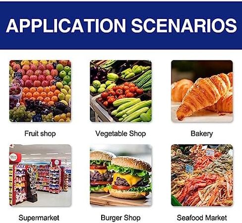 ميزان رقمي للوزن مزود برمز شريطي مع طباعة الملصقات، و63 مفتاحًا مختصرًا لعمليات السوبر ماركت والمتاجر والمستودعات الفعالة in Kuwait