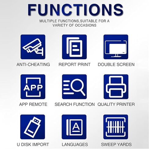 مقياس وزن الباركود الرقمي مع شاشة عرض مزدوجة الجوانب لطباعة ملصقات الأسعار، مثالي لمتاجر بيع المواد الغذائية بالتجزئة ومحلات السوبر ماركت، بما في ذلك صندوق النقود in Kuwait