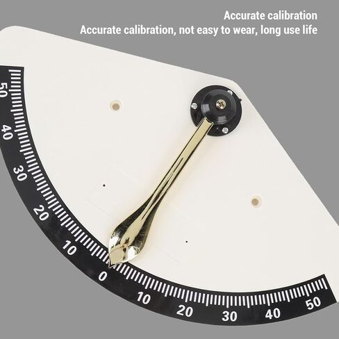Luocute Marine Clinometer, Bakelite Pendulum Design High Accuracy Angle Inclinometer Gauge with Copper Pointer, for Boats Yachts and RVs in Saudi Arabia