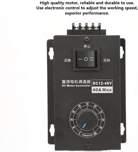 DC Motor Speed Controller, DC 12V-48V 40A PWM Speed Controller, Electric Motor Speed Control Regulator in Saudi Arabia