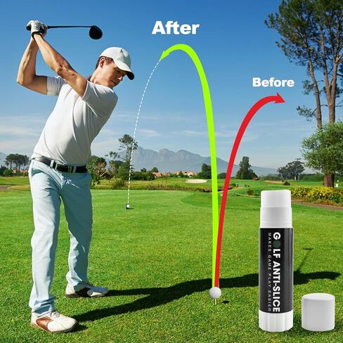 2 Pieces Golf Anti-Slice/Hook Compound for Clubs Reduce Spin & Fix Slices Improves Ball Control, Distance and Accuracy Increases, Practice Aid Gifts for All Golfers(1.27 OZ) in Saudi Arabia