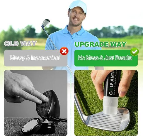 2 Pieces Golf Anti-Slice/Hook Compound for Clubs Reduce Spin & Fix Slices Improves Ball Control, Distance and Accuracy Increases, Practice Aid Gifts for All Golfers(1.27 OZ) in Saudi Arabia