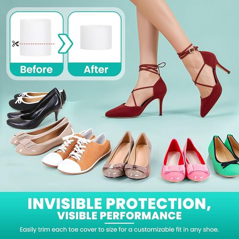 Pnrskter Big Toe Protector Caps – Gel Toe Sleeves (6 Big + 10 Medium) – Toe Covers & Cushions for Blisters, Corns, Ingrown Nails & Daily Friction (Women & Men) in Kuwait