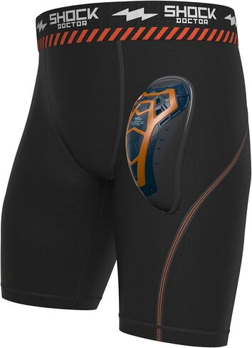 Shock Doctor Ultra Pro Compression Shorts with Ultra Cup Protector, Moisture-Wicking, Multi-Layer Protection Adult in Saudi Arabia