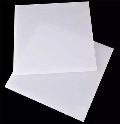 4 مم 5 مم سميك أبيض pa66 لوح نايلون لوح نايلون PA6 MC صفائح مطاطية عازلة كتلة بلاستيكية صلبة لوحة PA ورقة بولي أميد (4x250x250mm) in Kuwait