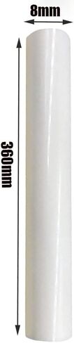 99% Alumina Ceramic Rods are Used in Electronics Machinery Chemical Industries,Length 360mm.,8mm×360mm in Saudi Arabia