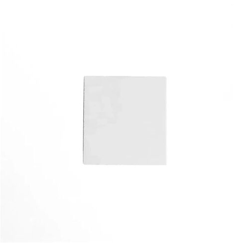 لوح سيراميك الألومينا المقاوم لدرجات الحرارة العالية 114 × 114/138/165 مم معزول 5 جرام بالوعة الحرارة من السيراميك (114 × 138 × 0.5 مم) in Kuwait