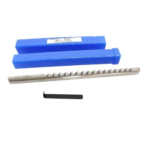 4 مللي متر B1 دفع من نوع Keyway Broach متري الحجم HSS Keyway أداة القطع لجهاز التوجيه باستخدام الحاسب الآلي تشغيل المعادن المقاومة للحرارة in Kuwait