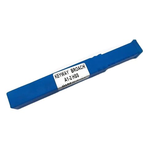 دفع نوع Keyway Broach مقاس 1/8 بوصة من الفولاذ عالي السرعة لآلة التطرق باستخدام الحاسب الآلي لمقاومة الحرارة لأعمال المعادن in Kuwait