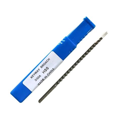 3/16 C Keyway Broach C أداة القطع من نوع الدفع بوصة الحجم مع شيم بروش لتصنيع المعادن باستخدام الحاسب الآلي المقاومة للحرارة in Kuwait