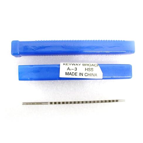 3 مللي متر دفع من نوع Keyway Broach متري الحجم عالية السرعة الصلب أدوات التطرق سكين لآلة القطع باستخدام الحاسب الآلي أداة المقاومة للحرارة in Kuwait
