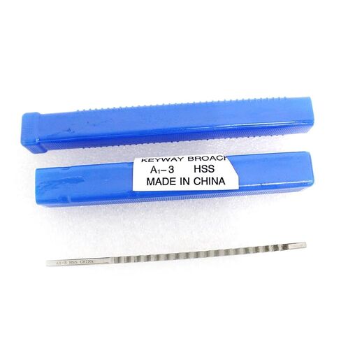 3 مللي متر دفع من نوع Keyway Broach متري الحجم عالية السرعة الصلب أدوات التطرق سكين لآلة القطع باستخدام الحاسب الآلي أداة المقاومة للحرارة in Kuwait