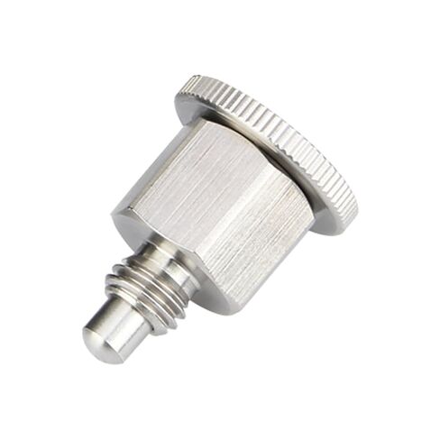 VCN213 M6/8/10 Carbon Steel/Stainless Steel ReturnType/Self-Locking Mini Index Plunger Pins Black/Blue/Red Locating 1Pcs(VCN213-BN,M8) in Kuwait