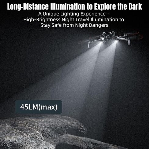 LICHIFIT Mini5 Pro Drone Searchlight Night Light for DJI Mini 5 Pro Rechargeable Dual Light 360° Rotation Multiple Modes Night Flight Light in Saudi Arabia