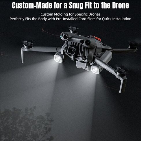 LICHIFIT Mini5 Pro Drone Searchlight Night Light for DJI Mini 5 Pro Rechargeable Dual Light 360° Rotation Multiple Modes Night Flight Light in Saudi Arabia