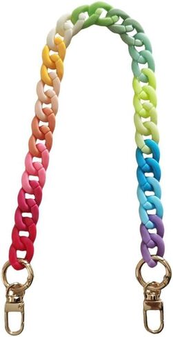 حزام سلسلة أكريليك لحقيبة اليد النسائية، استبدال حزام سلسلة المحفظة، ملحقات سلسلة الحقيبة DIY in Kuwait