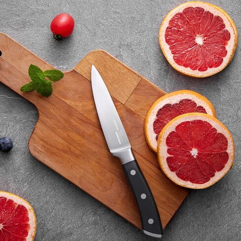 OAKSWARE Paring Knife, 4 inch Small Kitchen Knife Ultra Sharp German Stainless Steel Fruit and Vegetable Cutting Chopping Knives - Full Tang Ergonomic Handle in Saudi Arabia