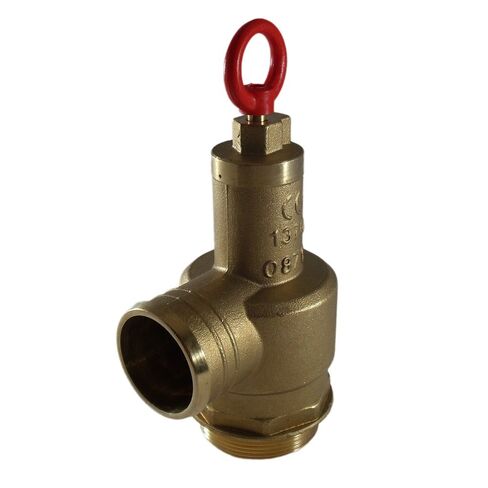 Brass Pressure Relief Valve, 230 CFM, 1-1/2" Diameter, Fully Adjustable, Non-Code (1049-0000 MZ) in Saudi Arabia