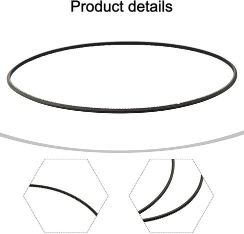 حزام محرك المخرطة 5M710 من البولي يوريثين على شكل حرف V للميناء ومخرطة الشحن، قوة شد عالية، امتصاص الصدمات، انخفاض الاهتزاز، مقاومة للاهتراء، عبوة من قطعتين in Kuwait