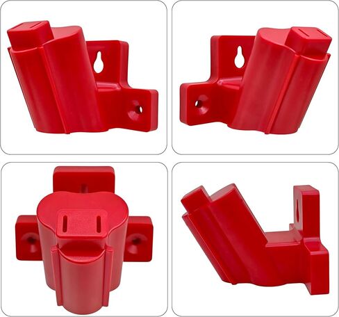 حامل أدوات مثبت على الحائط متوافق مع مثقاب كهربائي Milwaukee M12 12V، شماعة تخزين أدوات الطاقة للجراج، شاحنة العمل، صندوق الأدوات، الرف (8 عبوات، مع 24 براغي، غير مطبوعة ثلاثية الأبعاد) in Saudi Arabia