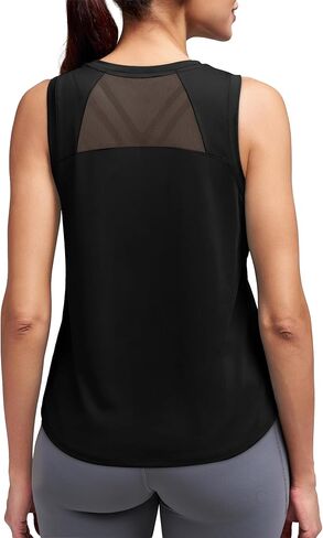 Tank Tops for Women Open Back High Neck Workout Tops Running Athletic Shirts Gym Clothes Yogo Outfits Fitness Clothing in Saudi Arabia