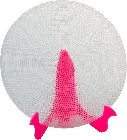 TANISA Rice Paper Wrapper Tray 10 Round Mesh Trays and 1 Collapsible Stand for Spring Rolls, Egg Rolls Making in Saudi Arabia