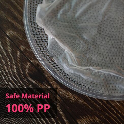 TANISA Rice Paper Wrapper Tray 10 Round Mesh Trays and 1 Collapsible Stand for Spring Rolls, Egg Rolls Making in Saudi Arabia