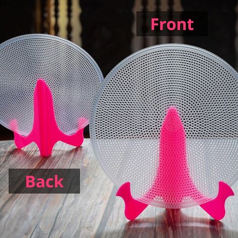 TANISA Rice Paper Wrapper Tray 10 Round Mesh Trays and 1 Collapsible Stand for Spring Rolls, Egg Rolls Making in Saudi Arabia