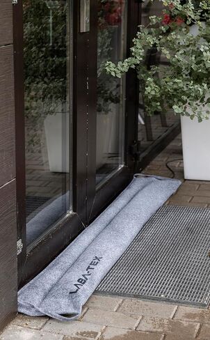 Water-Activated Flood Barriers, No Prep, Fast Leak & Flood Protection for Doors, Windows, Garages & Basements, 2-Pack (59 x 9,85 in), Absorbs Up to 4 galons/Grey, Disposable in Saudi Arabia