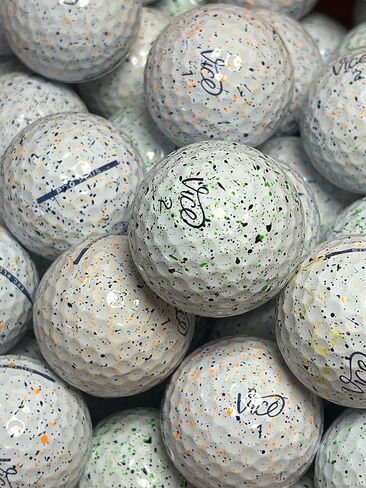 Golf Ball House… 12 Pro Plus Drip Golf Balls for Vice/Drip/Near Mint (AAAA) / Used-Recycled w/Mesh Bag in Saudi Arabia
