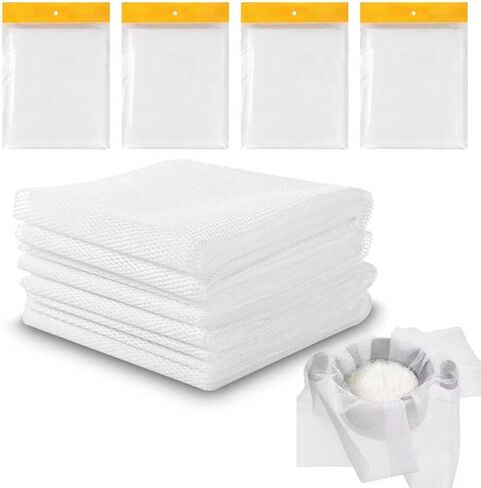 4 عبوات من شبكة طبخ أرز السوشي، 45.3 بوصة × 39.4 بوصة، منديل طبخ الأرز غير لاصق، مناديل طبخ الأرز الشبكية الدقيقة، قماش الطبخ بالبخار للمنازل والمطاعم والتخييم in Kuwait