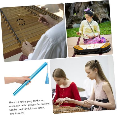حامل تخزين VANZACK Dulcimer حاوية أدوات يانغكين المحمولة مع تصميم متين وحواف ناعمة للمبتدئين والمحترفين هدية لمحبي الموسيقى in Saudi Arabia
