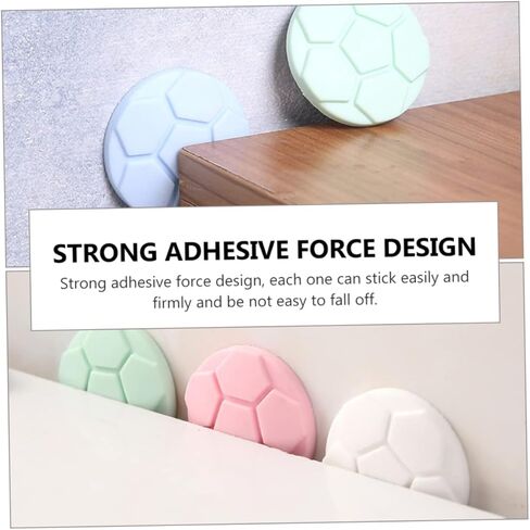 5Pcs Anti-Collision Sticker Pads for Washing Machines Door Bumpers Furniture Crash Cushions Strong Adhesive Protective Pads in Random Colors for Home Decor in Saudi Arabia